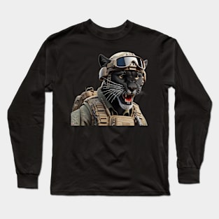 Patriot Panther by focusln Long Sleeve T-Shirt